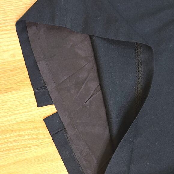 Vintage Michelle Stuart women's Black wool pencil skirt - Picture 5 of 9